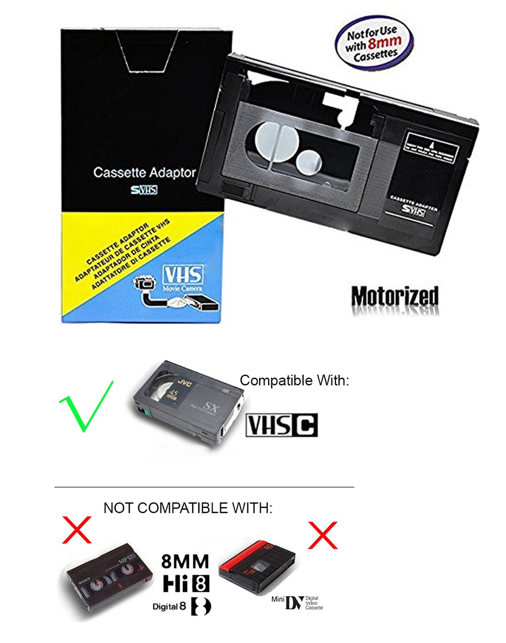 RCA VHS-c Video Cassette Tape Standard Grade OEM ONE Tape 