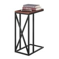 thumbnail image 3 of Pemberly Row C End Table in Cherry Wood Finish and Black Metal, 3 of 4