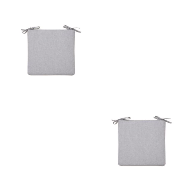 Cojín de asiento Heavy Duty Yuarrent Reemplazo de silla de computadora Gris claro 45x45cm 2piezas