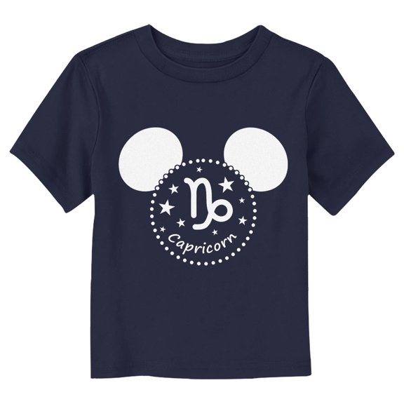 Toddler's Mickey & Friends Capricorn Graphic Tee Navy Blue 5T