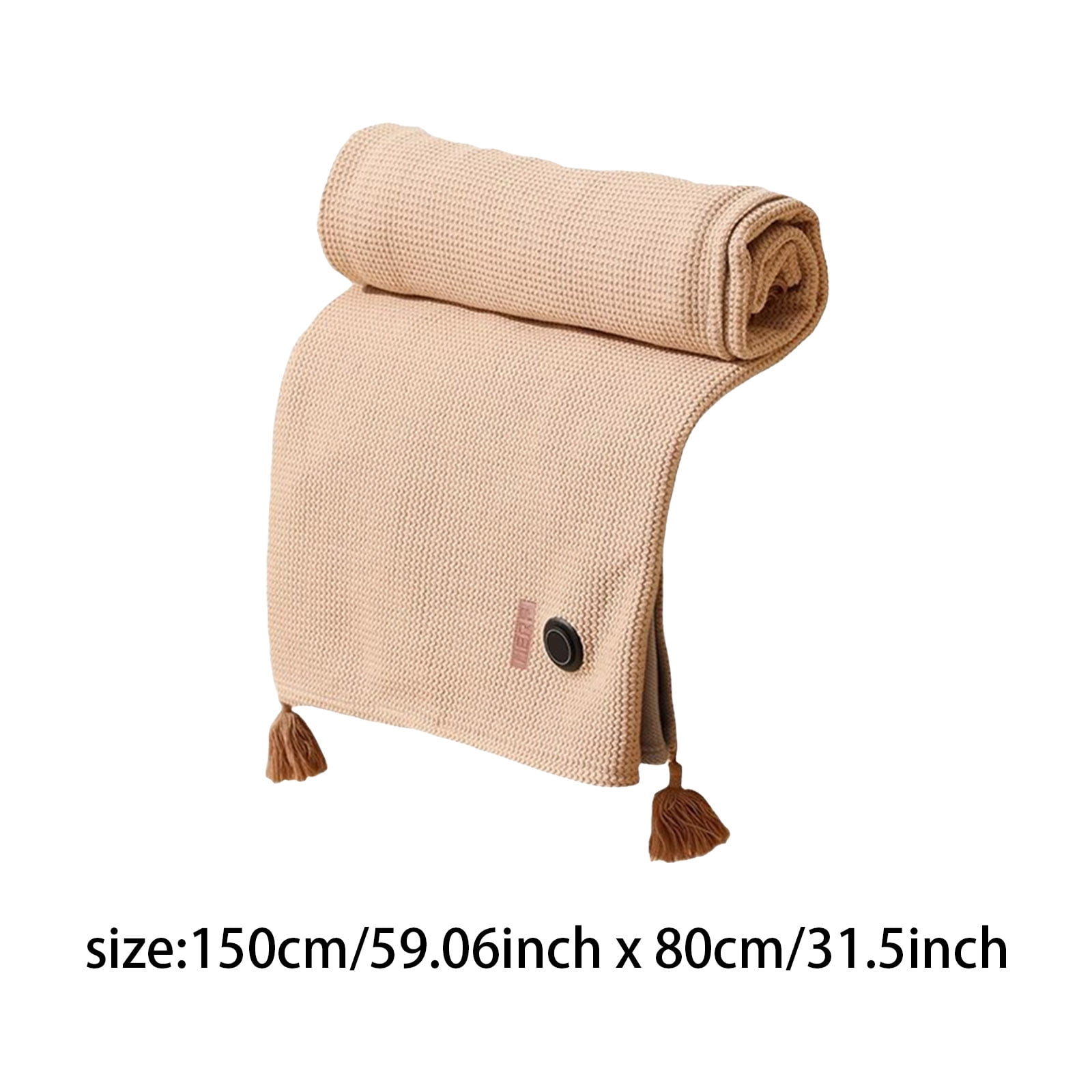 Heating Three USB Car Outdoor Camping Heating Cordless Outdoor Throw Blanket Heated,Portable Heated Shawl,Battery Operated,Electric Rechargeable for Camping