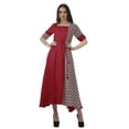 thumbnail image 1 of Moomaya Robe à Manches Courtes Imprimée avec Cordon de Serrage et Encolure Dégagée pour Femmes, 1 of 4