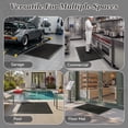 thumbnail image 3 of SIXHOME Outdoor Doormat Rubber Non-Slip Front Door Mat Waterproof Heavy Duty Doormat for Outside Low Profile Dirt Trapper Outdoor Mat Welcome Mat 32" x 47" Black, 3 of 9