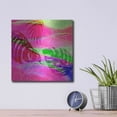 thumbnail image 4 of Luxe Metal Art 'Tropical Vibe' by Andrea Haase, Metal Wall At, 12"x12", 4 of 9