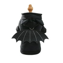 Dog Hoodies Halloween Puppy Pajamas Dog Sweatshirt Christmas Sweaters with Hat Holiday Costumes Cat Apparel Puppy Clothes Onesie Shirt Pet Hooded Winter Warm Coat Outfits-XS