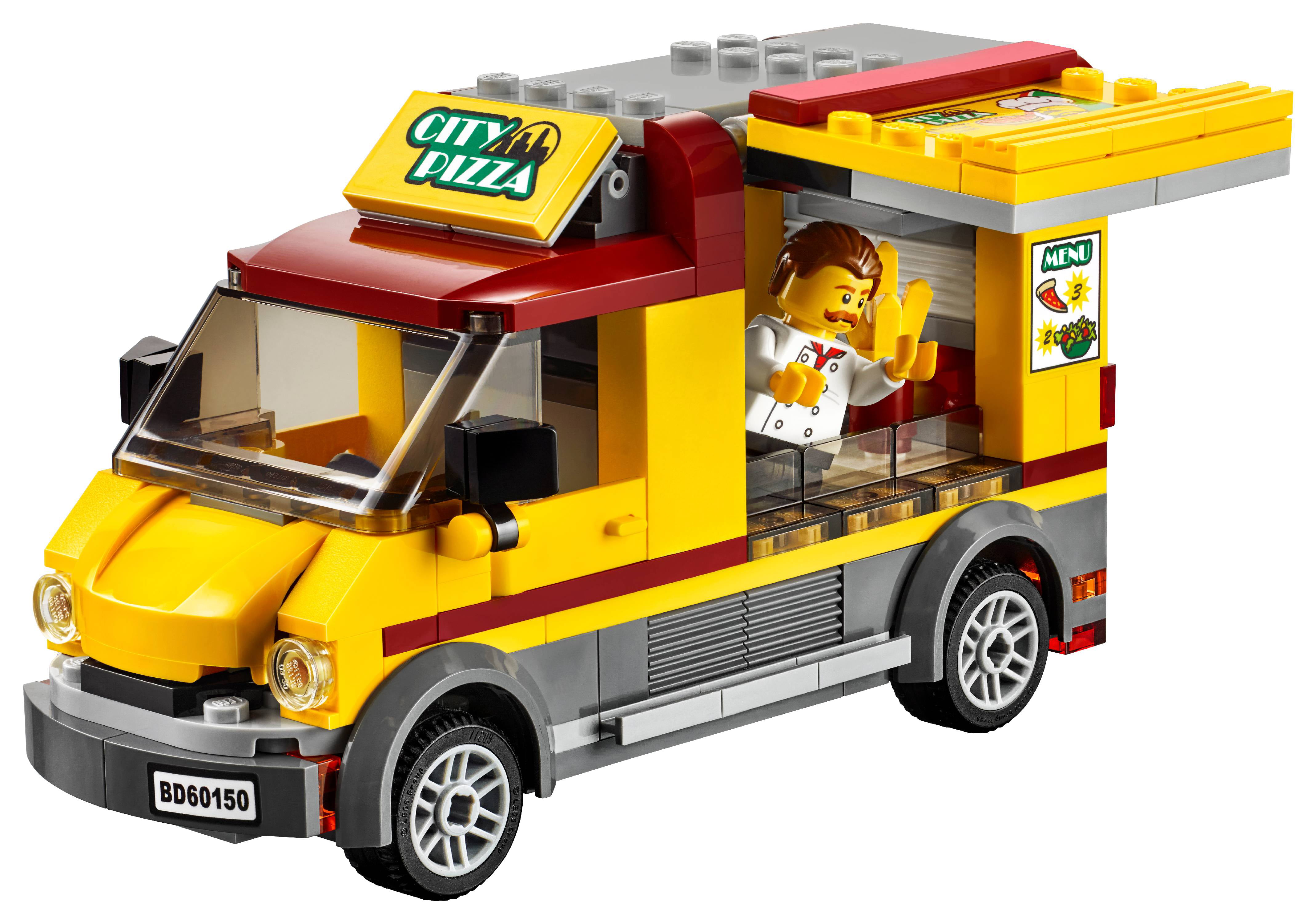 elite termometer Nuværende LEGO City Great Vehicles Pizza Van 60150 - Walmart.com
