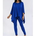 thumbnail image 6 of Plus Size Asymmetrical Hem Top and Pants Set, 6 of 9