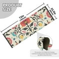 thumbnail image 5 of Yayeee Runner Rug for Bedroom 2'x6' Machine Washable Hallway Non Slip Mat, Beige Red Floral, 5 of 8