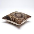 thumbnail image 6 of Liora Manne Marina Circles Indoor Outdoor Decorative Pillow Brown, 6 of 7