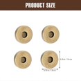 thumbnail image 2 of 40Pcs Magnetic Button Clasp DIY Snaps Fastener Clothing Clasp Button Purse Button Clasp, 2 of 3