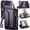 Purple, variant on Crossbody Wallet Case for iPhone Duo, RFID Blocking PU Leather Cover with 6 Card Slots & Zipper Pocket, Detachable Shoulder Wrist Strap for Women