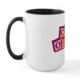 thumbnail image 2 of CafePress - Class Of 2029 Blocks Large Mug - 15 oz Ceramic Large White Novelty Mug, 2 of 4