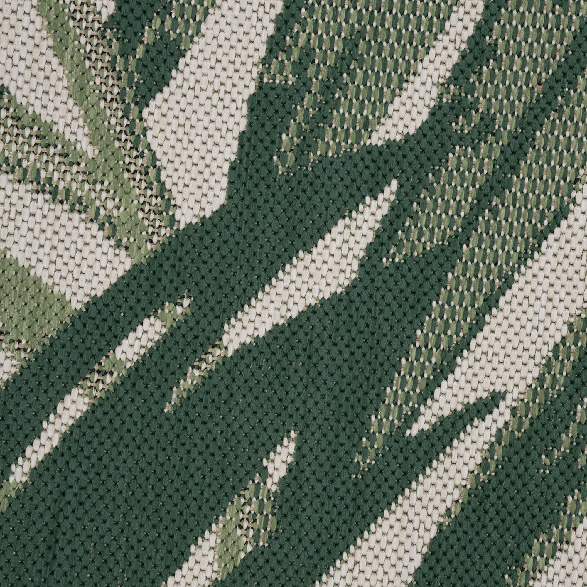 Paco Home In- & Outdoor Rug with with Jungle Design in Green - 7'10" x 11'2" (8'x11')