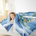 thumbnail image 4 of Homewish Merry Christmas Tree Bedding Comforter Set 2pcs for Kids Teens Boys Girls,Happy New Year Twin Comforter Sets Microfiber,Xmas Festival Breathable Bedding Set,Super Cozy Room Decor,Reversible, 4 of 8