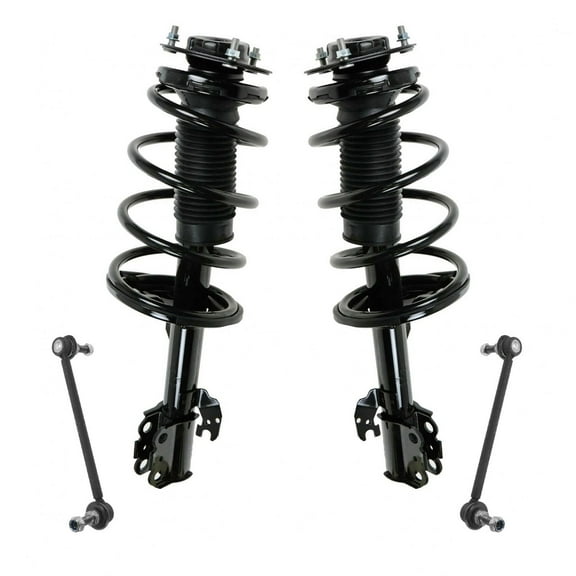 TRQ Front Strut & Spring Assemblies w/ Sway Bar End Links for Sienna SCA67221 Fits select: 2004-2010 TOYOTA SIENNA
