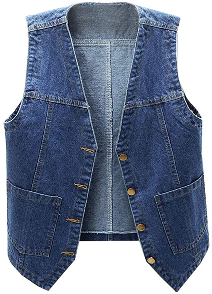 Women's Stretchy V Neck Button Up 