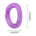 thumbnail image 2 of YLSHRF Plastic Chain Links,Bird Chain Links,100Pcs Plastic Bird C-Clips Hooks Chain Links DIY Parrot Toys Mix Color, 2 of 7