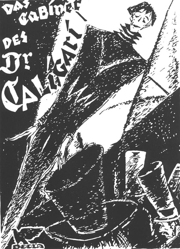 Film Cabinet Doctor Caligari Horror Krauss Frame Art Print Picture 12x16 Inch 