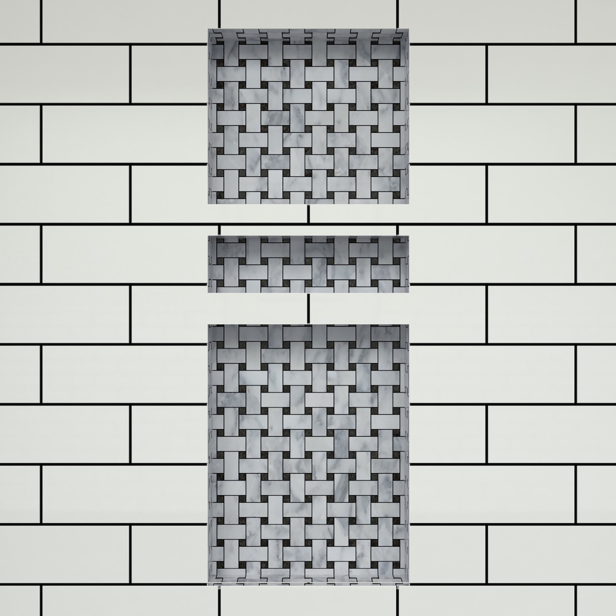 Tile Redi Usa Rnd166s-20 Estante De Ducha Con Nicho, 16 X 2 | Cuotas