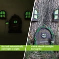 thumbnail image 4 of Toystoory Lámpara de ventana de puerta fluorescente Adornos colgantes Paisaje Casa Árbol Decoraciones Kits de decoración para fiestas Toystoory HA007846-00, 4 of 6