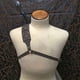 thumbnail image 1 of Retro Leather Adjustable Shoulder Back Sword Holder Medieval Armor Gothic Steampunk Halloween Costume Warrior Cosplay Accessory, 1 of 5