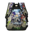 thumbnail image 4 of Genshin Impact Casual Backpack Rucksack Lightweight Travel Daypack Fashion Shoulder Bag, 4 of 6