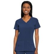 Activate by Med Couture Women's 8416 Refined Sport Scrub Top -Navy-X-Small