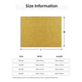 thumbnail image 5 of Honeii Gold Shiny print throw blanket, crafted from cozy cotton flannel, offers versatile home decor as a bedding suitable for all seasons.-40"x30", 5 of 6