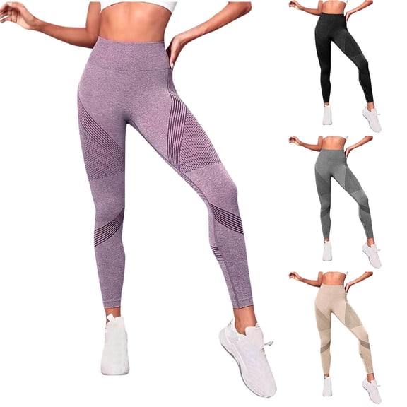 HVOBTTY Women's Long Leggings Slim Leg Cut High Waist Hip Lifting Structure Stretch for Yoga and Outdoor Workout Pants