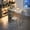 Gray, variant on COZONY 3-Piece Bar Height Table Set, 2 Chairs & 3 Storage Shelves, Space-Saving Kitchen Pub Table, Retro