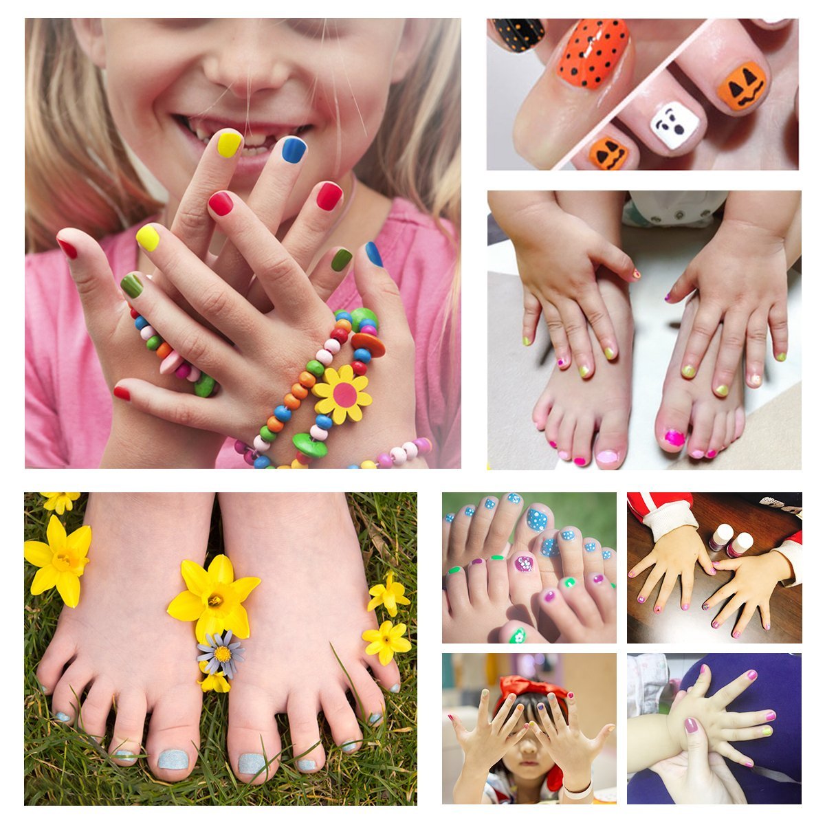 Dropship Nail Art Kit For Girls Kids Nail Stickers Diy Peelable to Sell  Online at a Lower Price