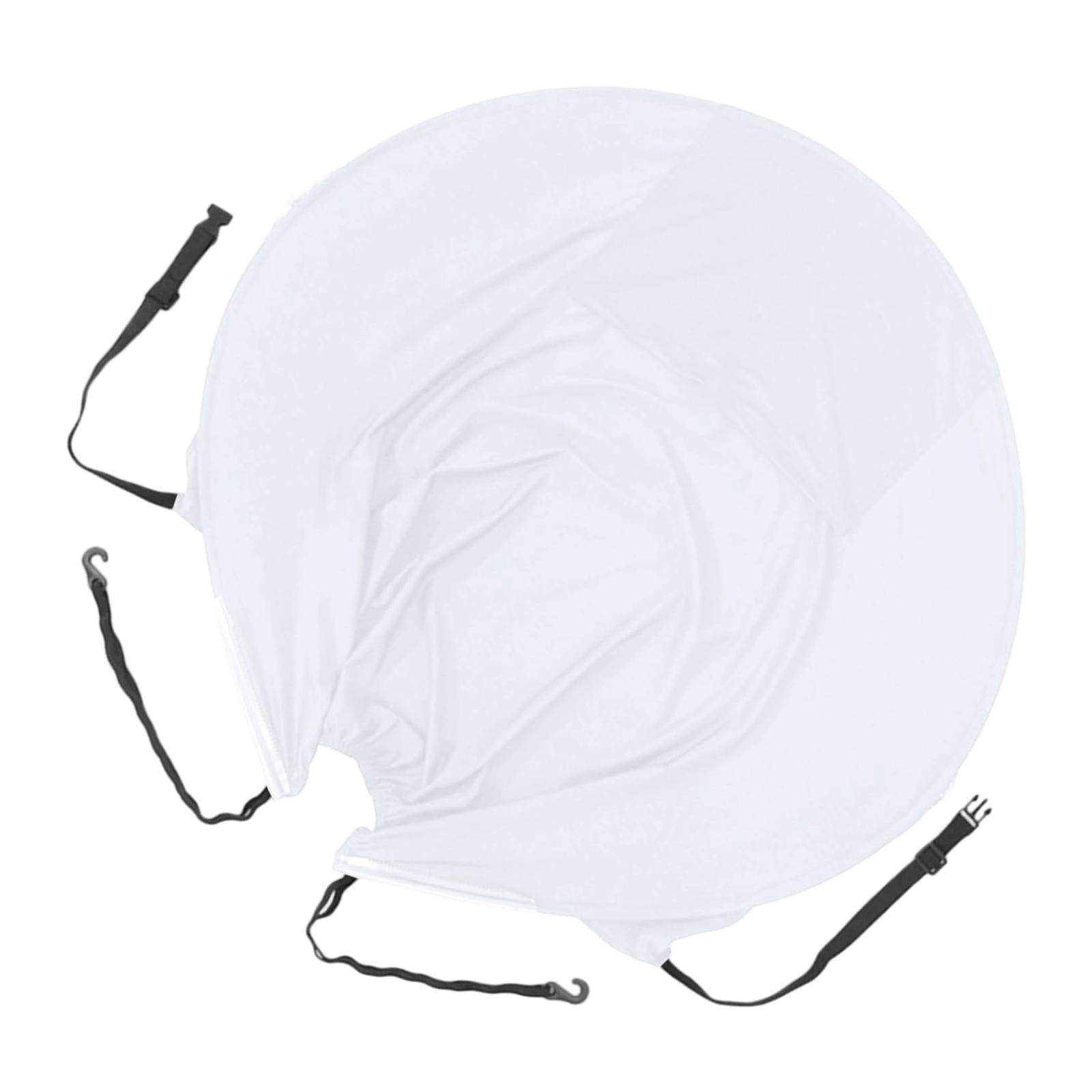 Zxpjkyu Baby Stroller Sunshade Cover, Outdoor Portable Easy Install Breathable Universal White