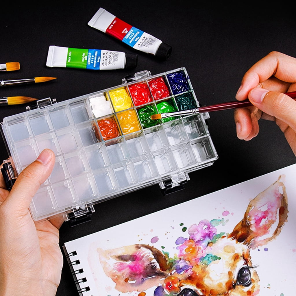 Moisturizing Watercolor Paint Storage Box Leak-proof Watercolor Palette-Box Gift