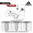 thumbnail image 5 of adidas FLX 3.0 Speed 50 Boxing & Kickboxing Gloves for Women and Men for Light Sparring, Training, Gym, Punching, Fitness and Heavy Bags. 10oz ,Solar Yellow, Dark Blue, 5 of 8