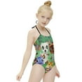 thumbnail image 5 of Animal Crossing Girls One Piece Swimsuits Quick Dry Bathing Suit Swimwear Swimming Suit 7-9Y(120cm), 5 of 8