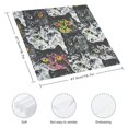 thumbnail image 3 of WYYP Cute Cat Polyester Dinner Napkin for Dining Table Kitchen Party Housewarming Farmhouse Decor 6 PCS, 3 of 7