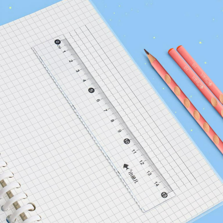 Kids Stationery Set, 12 PCS Cartoon School Supplies for Kids Include 4  Pencils, 2 Ruler, 2 Sharpener, 2 Eraser, 2 Notebook (Pink, Blue) – BigaMart