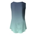 thumbnail image 5 of Women Gradient Tank Tops Sleeveless Pullover Top Loose Flowy Blouses Summer Streewear Top Camisole, 5 of 6