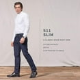 thumbnail image 4 of Levis Mens 511 Slim Fit Jeans Regular Traditional Jeans Dolf Make It - Light Indigo 34W x 36L, 4 of 5