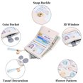 thumbnail image 4 of GAEKEAO Small Womens Wallet RFID Blocking Bifold Card Holder Tassel Vegan Leather Wallets Cute Pattern with Zipper Pocket, 4 of 6