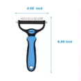 thumbnail image 5 of Pet Grooming Tool- 2 Sided Undercoat Rake for Dogs &Cats-Safe and Effective Dematting Comb for Mats&Tangles Removing-No More Nasty Shedding or Flying Hair, 5 of 5
