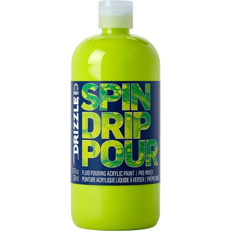 UPC: 0028995503887 | FolkArt Drizzle Pre-Mixed Fluid Pouring Acrylic Paint Clover Field 17.6 fl oz