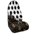 thumbnail image 2 of Chririnla Waterproof Terry Cloth Car Seat Cover with Soccer Music Notes, Lightweight Microfiber Seat Cover for Van Truck and Regular Cars, 2 of 7