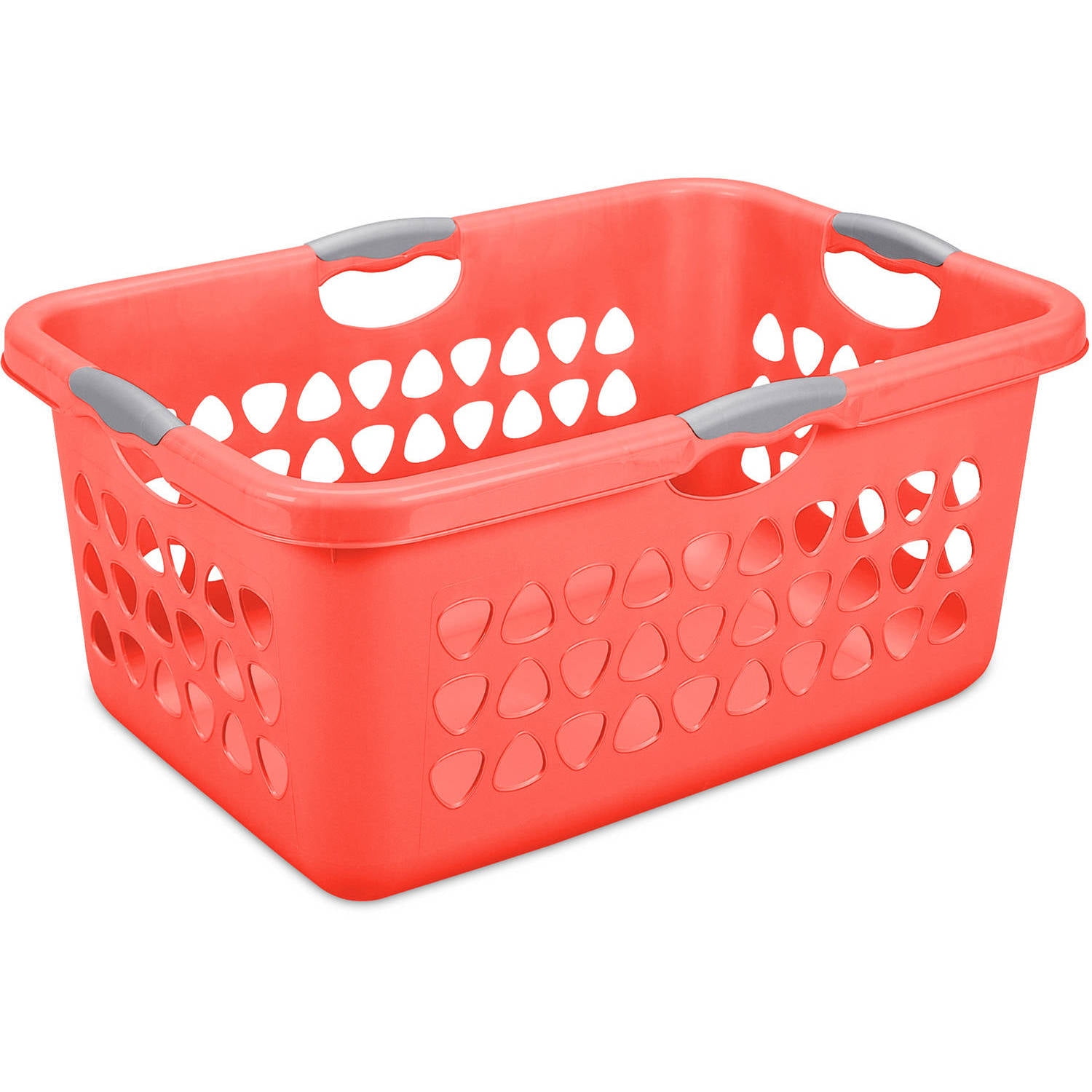 colored laundry baskets