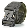 thumbnail image 2 of Quick Release Work Belt Tactical Black Men Army Webbing Nylon Military Waistbeltab -120cm/125cm/130cm, 2 of 4