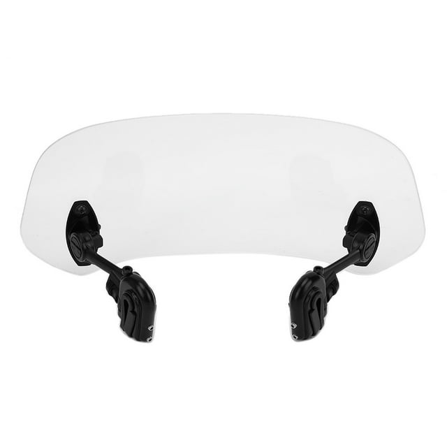 Racing Windshield Motorcycle Windshield Extension Heighten Windscreen Adjustable Wind Rain Air Deflector Add On Spoiler Screen