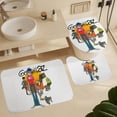 thumbnail image 6 of Gorillaz Shower Curtain Set 4 Piece, Set Bathroom Sets with Rugs(Bath Mat,U Shape Mat Toilet Lid Cover Mat) Durable Bathroom Decor, 6 of 8