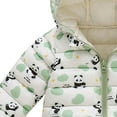 thumbnail image 6 of Staki Toddler Heavy Winter Jacket, Wind-resistant Water-resistant Shell, Fleece Inner Toddler Sweater 18M,24M,2T,3T,4T,5T,6-8Y(Light Green,18-24 Months), 6 of 7