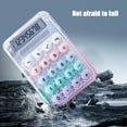thumbnail image 3 of TACILIP School Supplies, 1PC Calculator Students 8 Digit Standard Function Desktop Calculator 2.1X0.3X3.3 inch Calculator Desktop for Women Student Office Supplies Office College Dorm Gift, 3 of 6