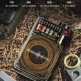 thumbnail image 2 of Portable Shortwave Radio - 4000mAh AM//WB/SW Shortwave Radio with Bluetooth Speaker, Flashlight, Sleep Timer, SOS Alarm, and White Noise, Suitable for Camping, Emergency, Portable Shortwave Radios, 2 of 9
